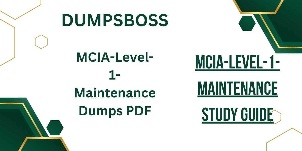 Pass MCIA-Level-1-Maintenance with DumpsBoss Best Dumps on the Market